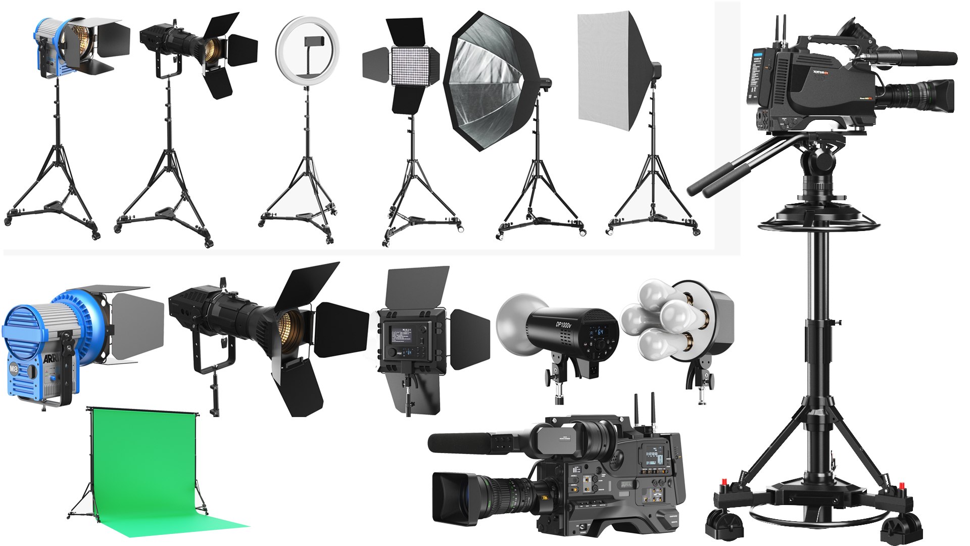 Cầm các thiết bị quay video